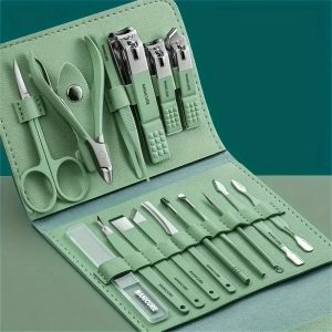 16Pcs Nail Clipper Set Nail Cutter Scissors Nail Polishing