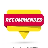 recommended-sign-paper-banner-speech-260nw-2245835041